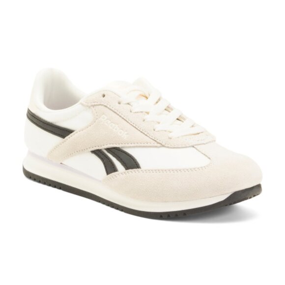 NEW REEBOK Suede Fiori Retro Sneakers for women in natural multi 725 4mj2 - Picture 2 of 11